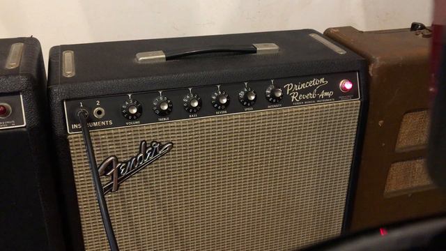1966 Fender Princeton Reverb Blackface Clean Demo смотреть онлайн