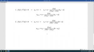 1,2 Решение нелинейных уравнений методом хорд