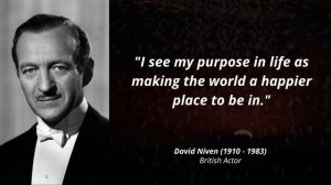 David Niven Best Quotes || British Actor