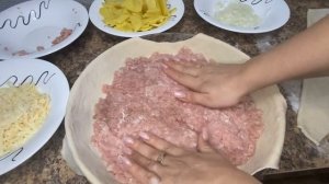 Мясной пирог. Пошаговый рецепт
