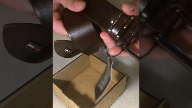 Обзор ремня Tommy Hilfiger шириной 40мм смотреть онлайн