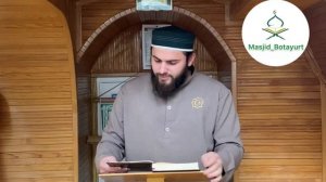 Пятничная проповедь 25.11.2023. На кумыкском языке.