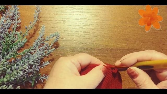 Подставка под горячее крючком // мини МК