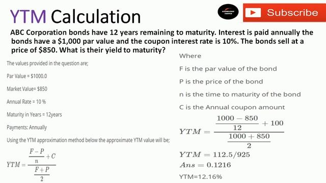 What is Yield to Maturity | YTM | How to Calculate Yield to Maturity of a Bond | Yield To Maturity смотреть онлайн