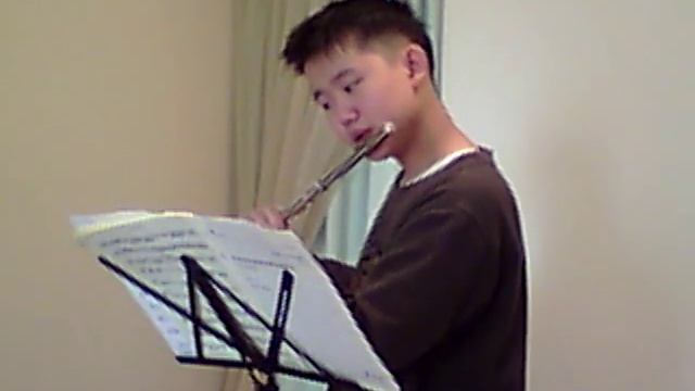 Poulenc Flute Sonata - 3rd Movement (terrible mic recording) смотреть онлайн