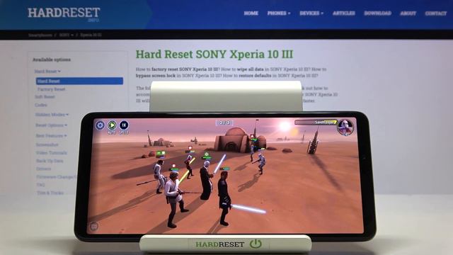 Как SONY Xperia 10 III тянет Star Wars Galaxy Of Heroes? Игровой тест на SONY Xperia 10 III смотреть онлайн
