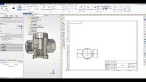 Инженерная графика T FLEX простые разрезы