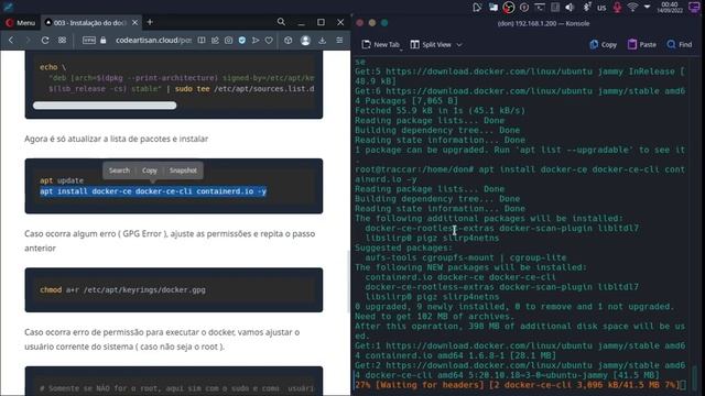 003 - Instalação do docker e docker compose para o Traccar 5 смотреть онлайн