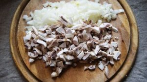 Минтай в духовке с грибами