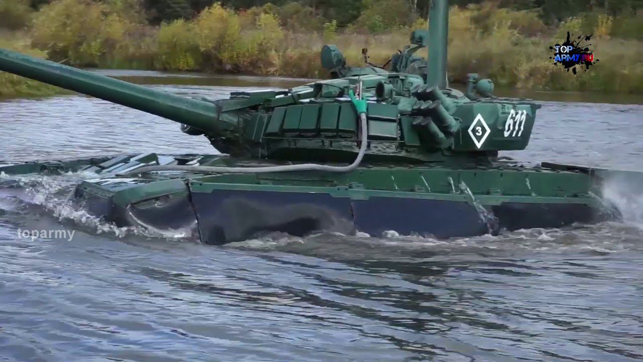 Как проехать под водой на глубине 5 метров на Т-90 смотреть онлайн