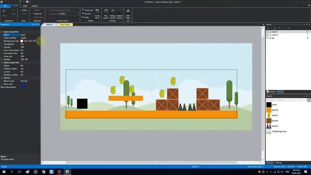 урок параллакс в construct 2 и construct 3 смотреть онлайн