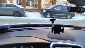 Работа омывателей лобового стекла в мороз на Volvo XC60