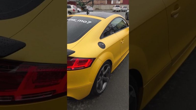 Audi TT RS BRUXSAFOL Matt Sunflower