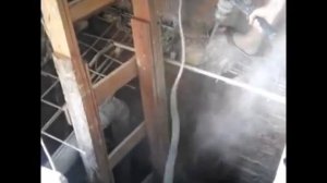 Демонтаж плиты перекрытия