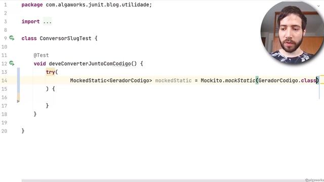 Usando Mock em métodos estáticos com Mockito смотреть онлайн