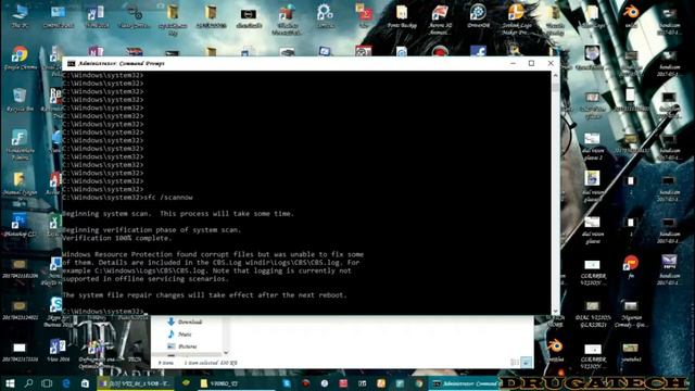 WHAT DOES THE SFC /SCANNOW COMMAND DO?