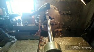 ремонт тисков точим винт с гайкой