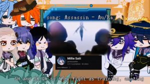 Fandoms React (1/2) "ons, assassination classroom, jshk, Danganronpa V3, kny, Genshin Impact, Bsd"
