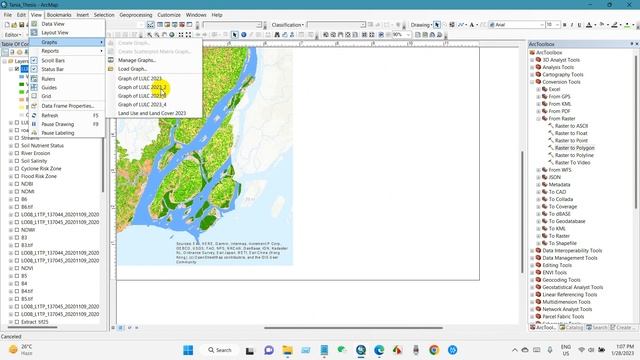 Making Multiple Graphs, Labeling, adding into Map Layout and Export as PDF or Image File ! смотреть онлайн