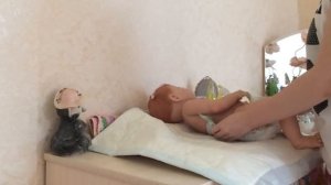 Утро с куклой реборн + уход за силикон-виниловым реборном