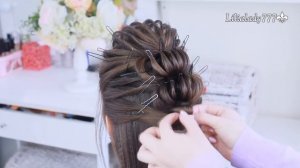 Стильная прическа на длинные волосы на резинках/Плетение косы ? Amazing hairstyle 2018