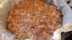 Шарлотка из капусты