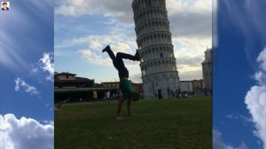 ФОТО НА ФОНЕ ПИЗАНСКОЙ БАШНИ (Torre pendente di Pisa)