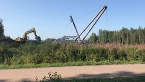 Установка падающей стрелы