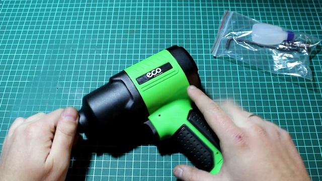 Пневматический ударный гайковерт ECO AIW-980S смотреть онлайн