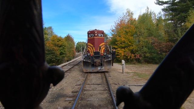 North Conway Scenic Railroad Trip New Hampshire USA смотреть онлайн