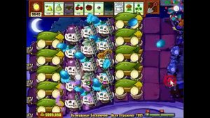 Plants Vs. Zombies - Выживание Луна (Бесконечно) 7000+ (2017 год)