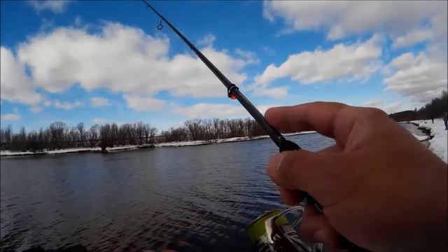 Рыбалка с Tict SRAM JSR 76SS (река Юрас, 21.03.2017) смотреть онлайн