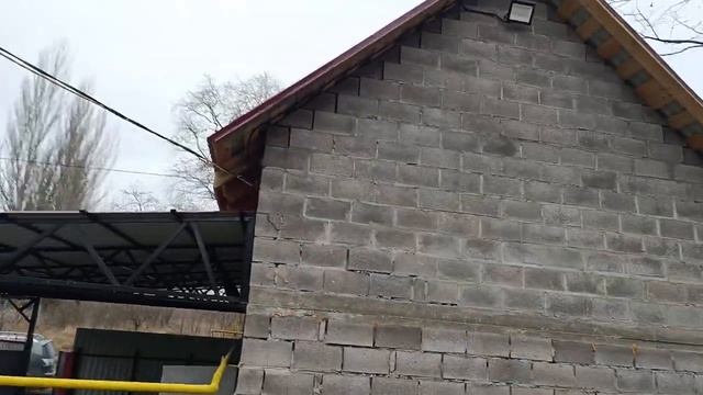 Строительство Гаража и навеса к нему. смотреть онлайн