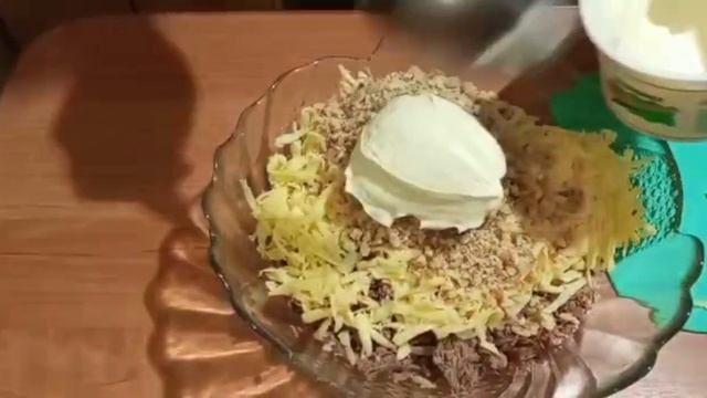 Салатик к Новогоднему столу из свиного сердца смотреть онлайн