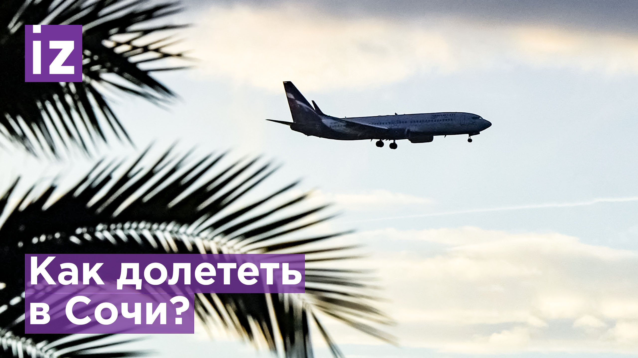 Авиакомпании начали выполнять "спрямленные" полеты в Сочи через закрытое пространство / Известия