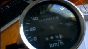 Новые стрелки в приборной панели мопеда Alpha 72cc