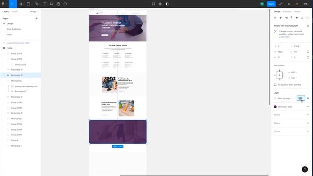 Cleaning Services Web Design in Figma | Figma Tutorial