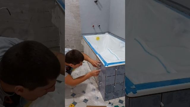 Запил угла 45гр. болгаркой #tiler #tiling #tile #плиточник