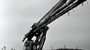 1969 год. Ханты-Мансийский округ. Советский район. Пионерский. Лесозаготовки.