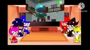sonic react to sonic exe vs sonic and save his princess tails 2.3