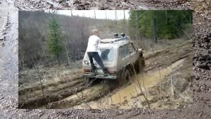 #61. Нива на цепях через грязь [АВТО 4x4]