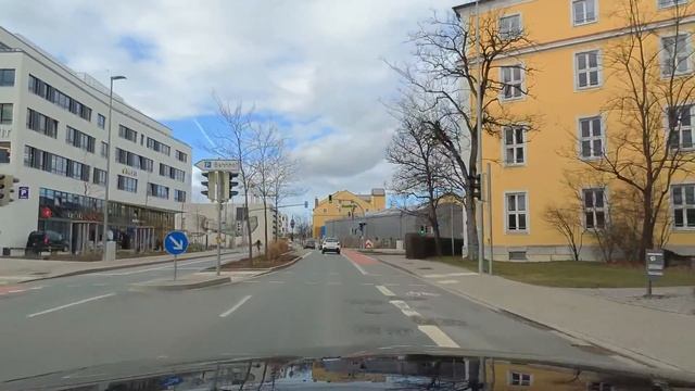 Driving in Rosenheim, Germany 4K смотреть онлайн
