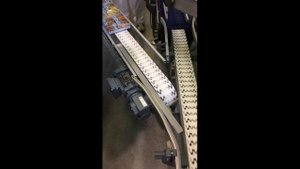 Тест перехода продукта между конвейерами / Product transfer between conveyors