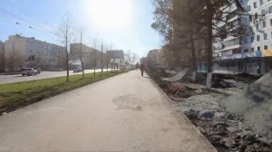 Пешком по Челябинску. Комсомольский проспект за три минуты.