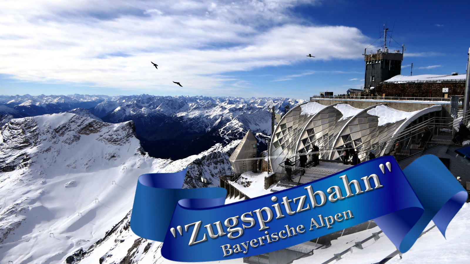 4K-"Bayerische-Alpen" Zugspitzbahn Seilbahn (2962m)  /via Eibsee  Top of Germany Vlog/.
