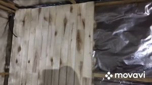 Стройка бани на гараже 2 часть