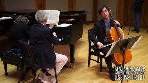 Brahms: Cello Sonata no. 2 - 1st movement (Benjamin Zander - Interpretation Class)