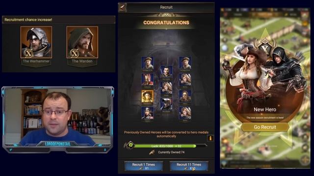 SX6 Hero Recruitment - 550 tickets - Rise Of Empires Ice & Fire смотреть онлайн