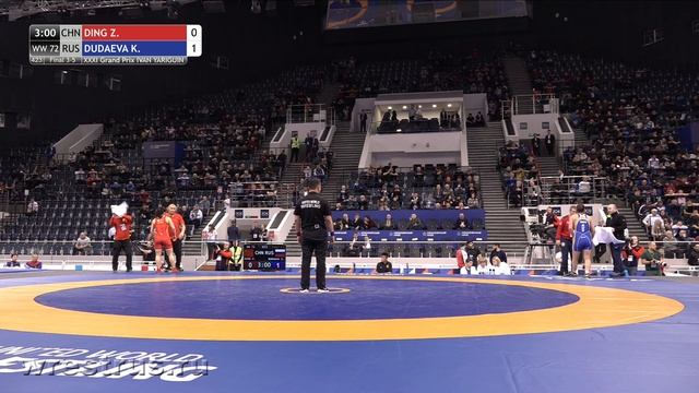 Ярыгин-2020. ЖБ. 72 кг. За бронзу. Зиюи Динг (Китай) - Кристина Дудаева (Россия) смотреть онлайн
