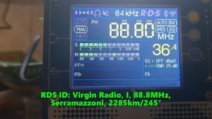 18.07.2024 16:01UTC, [Es], Virgin Radio, Италия, 88.8МГц